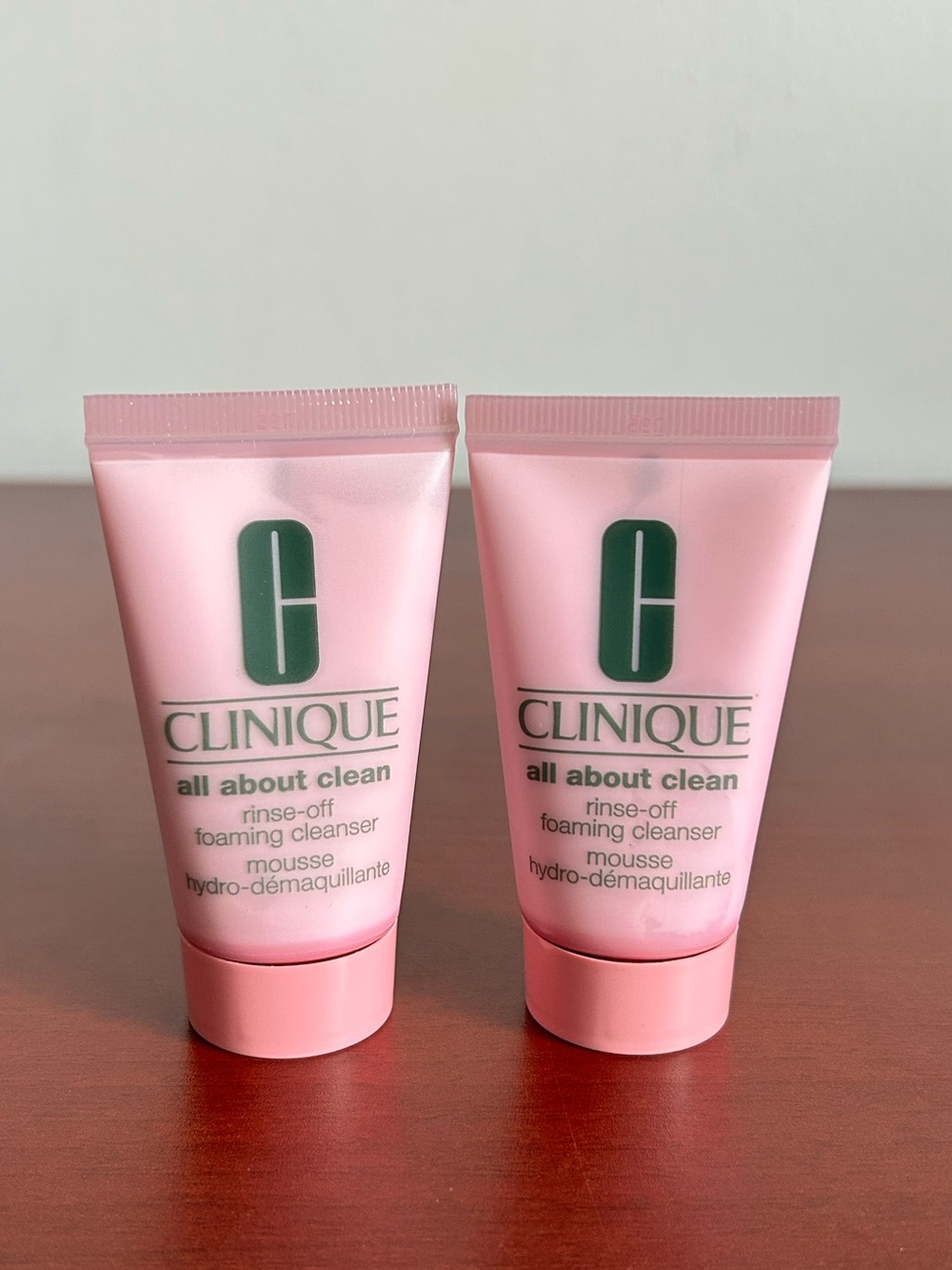 2/$10 Clinique rinse-off foaming cleanser travel size 30ml